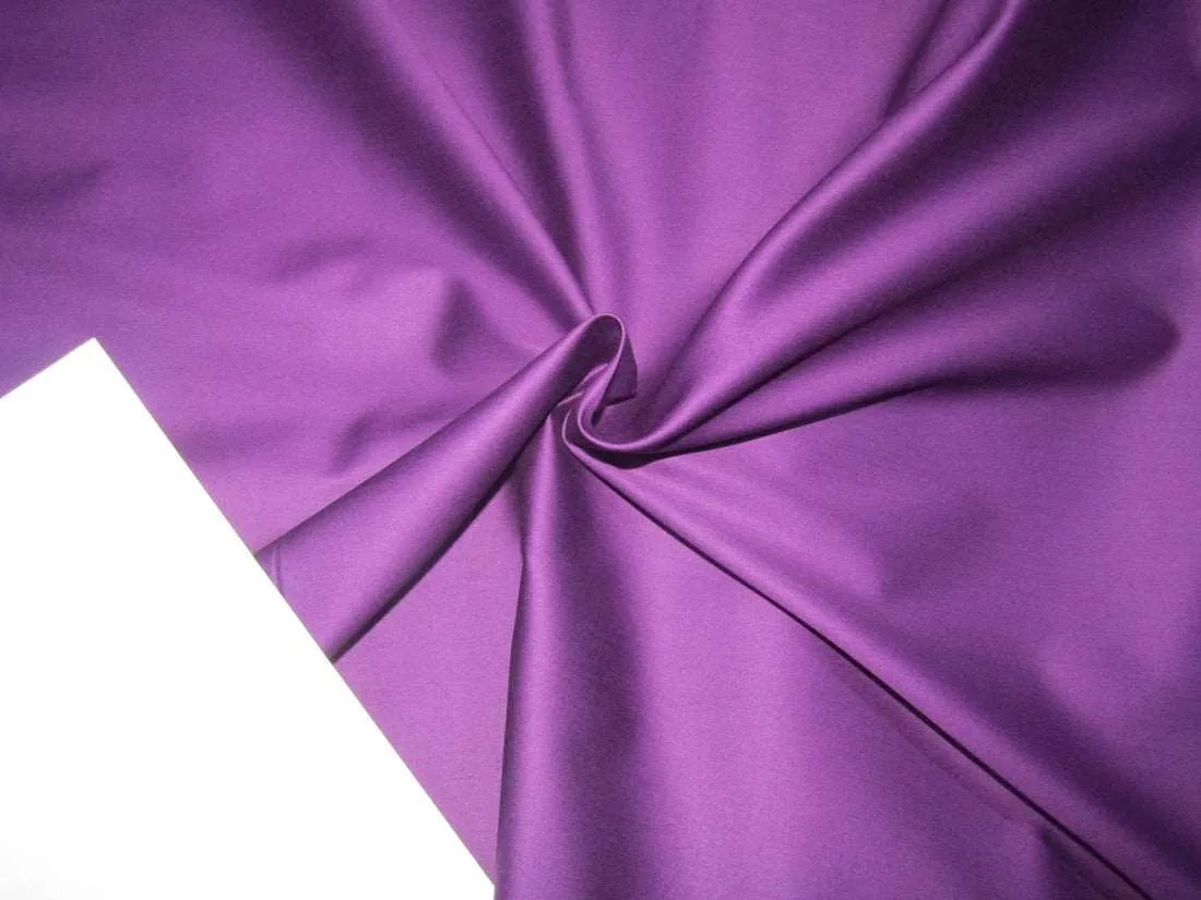 100% COTTON FABRIC PURPLE AUBERGINE colour [ LONDON ] 58" wide [10524]