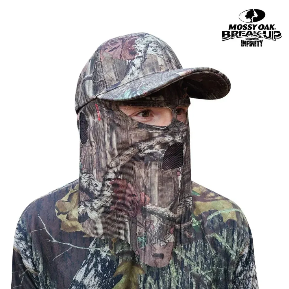 2-in-1 FRONT Face Mask and Camo Hat for Duck Hunting by QuikCamo