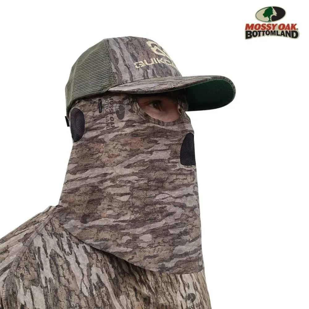 2-in-1 FRONT Face Mask and Camo Hat for Duck Hunting by QuikCamo