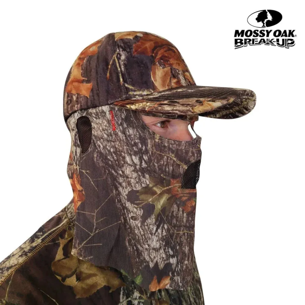 2-in-1 FRONT Face Mask and Camo Hat for Duck Hunting by QuikCamo