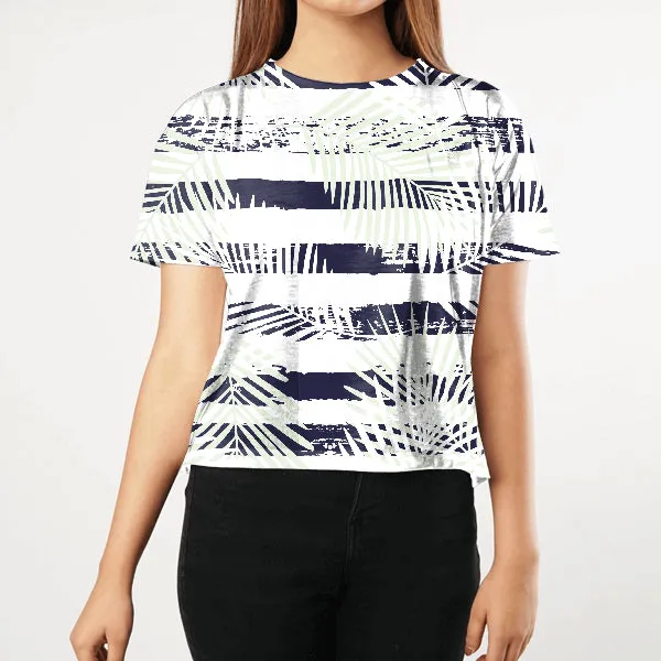 ABSTRACT PATTERN Women Crop Top