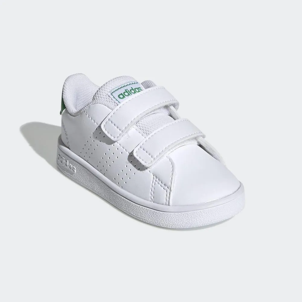 Adidas scarpa sneakers da bambino Advantage EF0301 bianco-verde