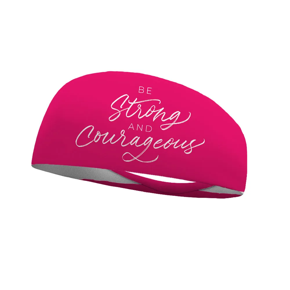 Be Strong and Courageous Performance Wicking Headband