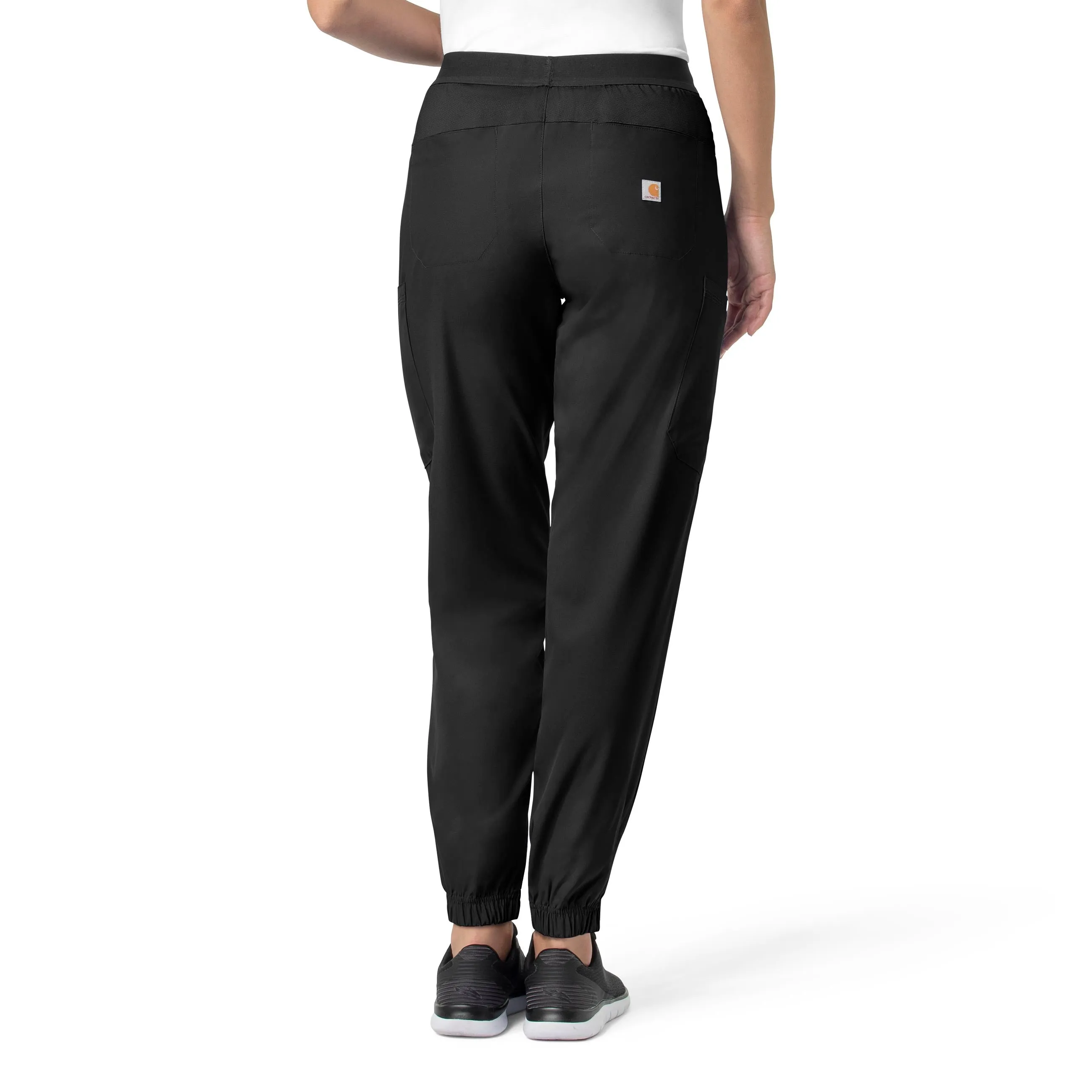 Carhartt Force Liberty Women's Comfort Cargo Jogger Scrub Pant - Black