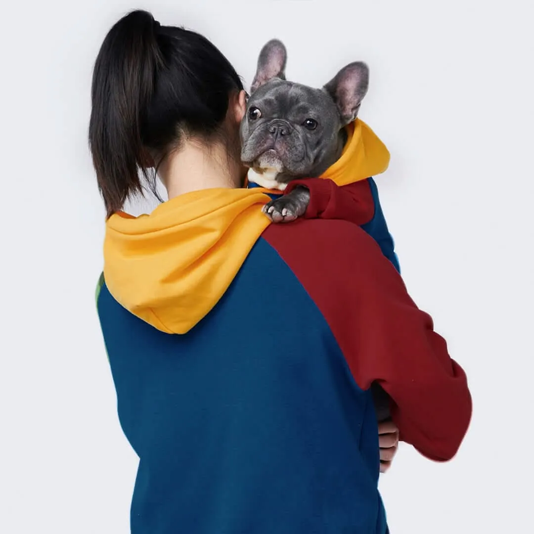 Color Block Dog Hoodies