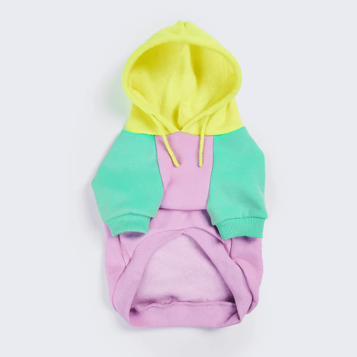 Color Block Dog Hoodies