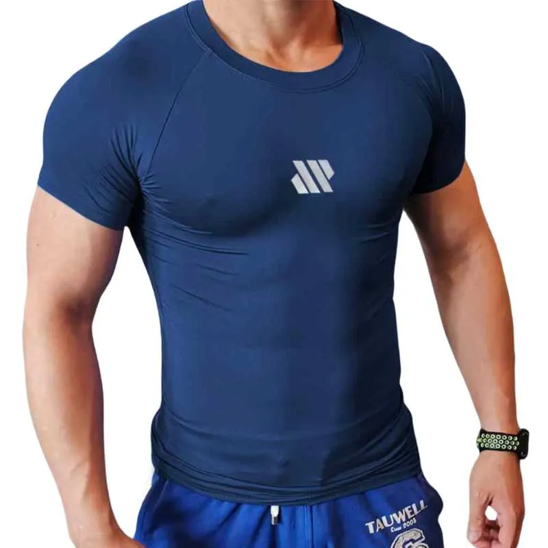 Compressed Gym T-Shirt Solid Colors Men