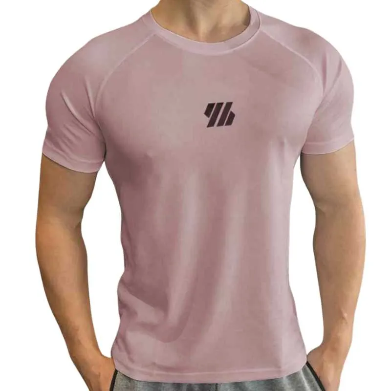 Compressed Gym T-Shirt Solid Colors Men