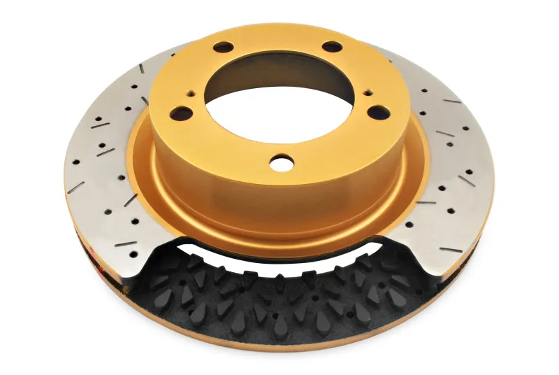 DBA 09  Nissan 370Z Sport / Infiniti G37 Sport Front Drilled & Slotted 5000 Series 2 Piece Rotors