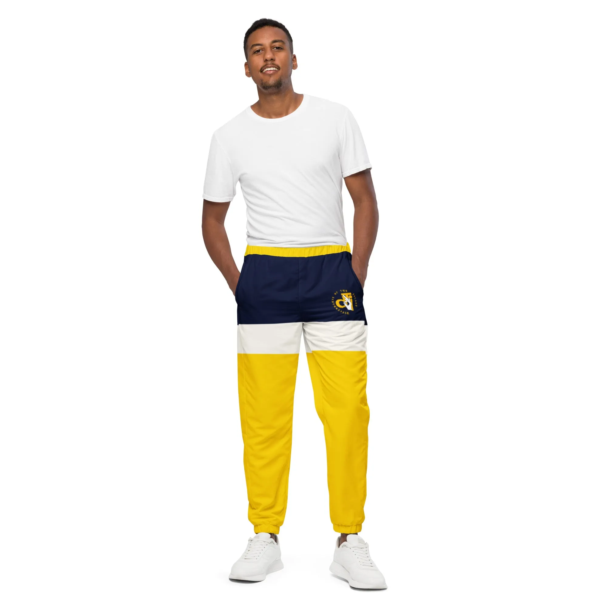 Descendants of the Island Yellow Blue Unisex track pants