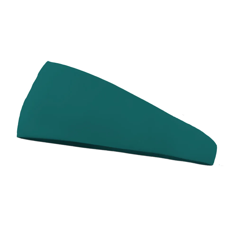 Emerald Green Solid Printed Wicking Headband