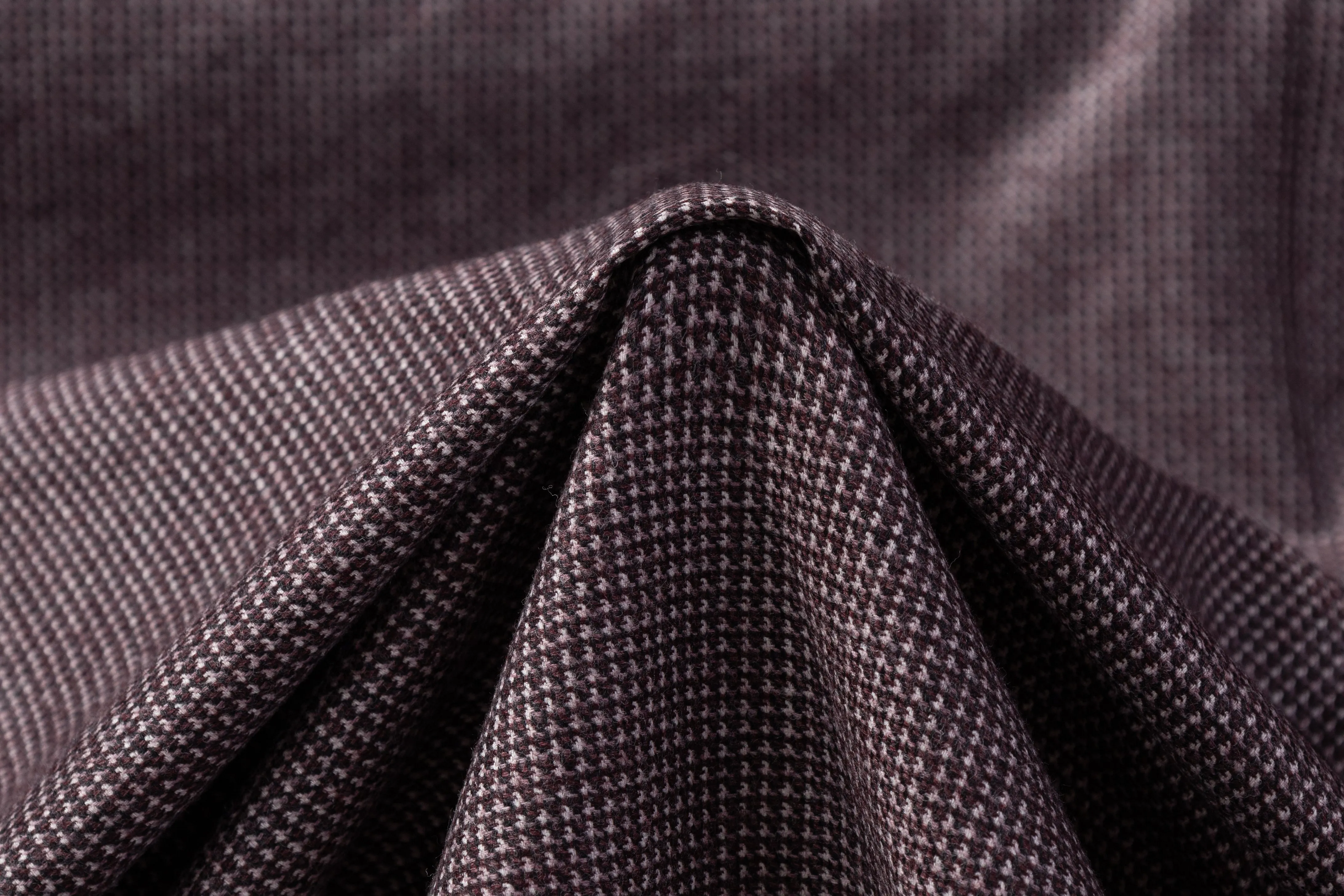 Ermenegildo Zegna - Superfine Australian Wool and Silk Tweed - Dark Mauve