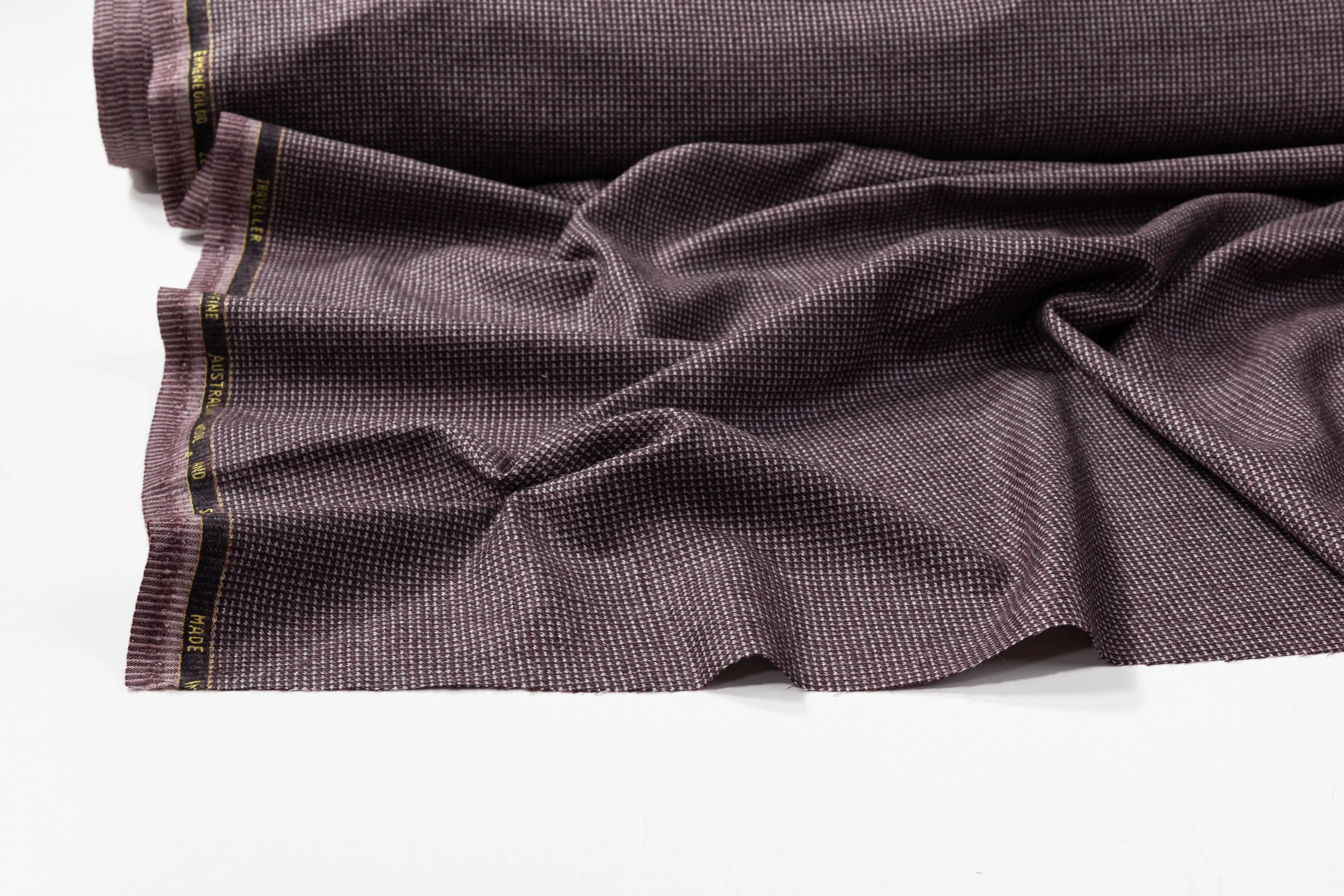 Ermenegildo Zegna - Superfine Australian Wool and Silk Tweed - Dark Mauve