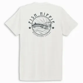 Fish Hippie M SS Silver Skies Tee COCONUT