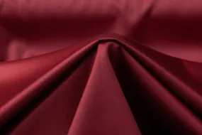 French Satin Wool Suiting - Maroon