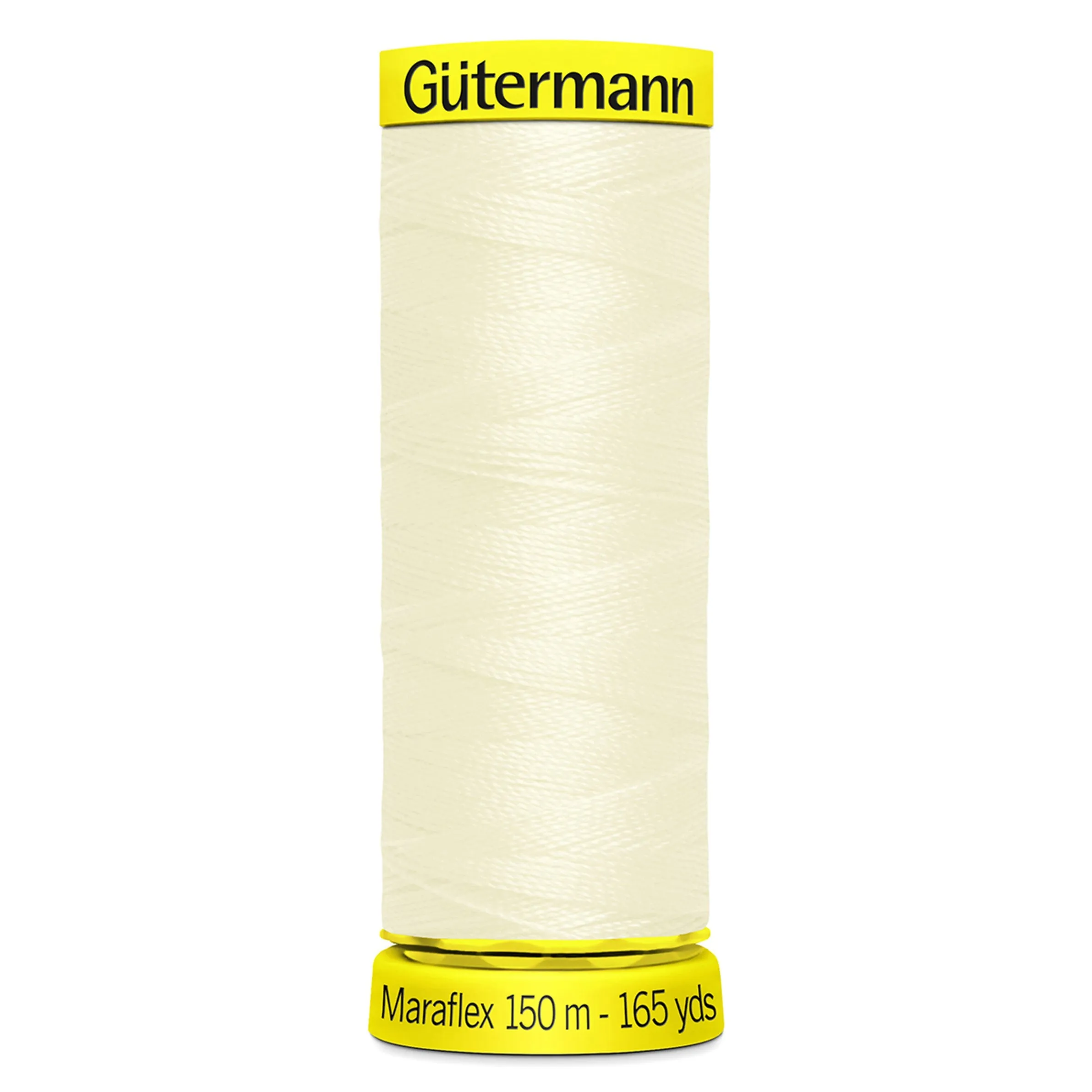 Gutermann Maraflex Stretchy Sewing Thread 150m colour 1 Ivory