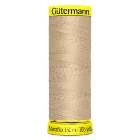 Gutermann Maraflex Stretchy Sewing Thread 150m colour 186 Fawn