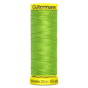 Gutermann Maraflex Stretchy Sewing Thread 150m colour 336 Chartreuse Green