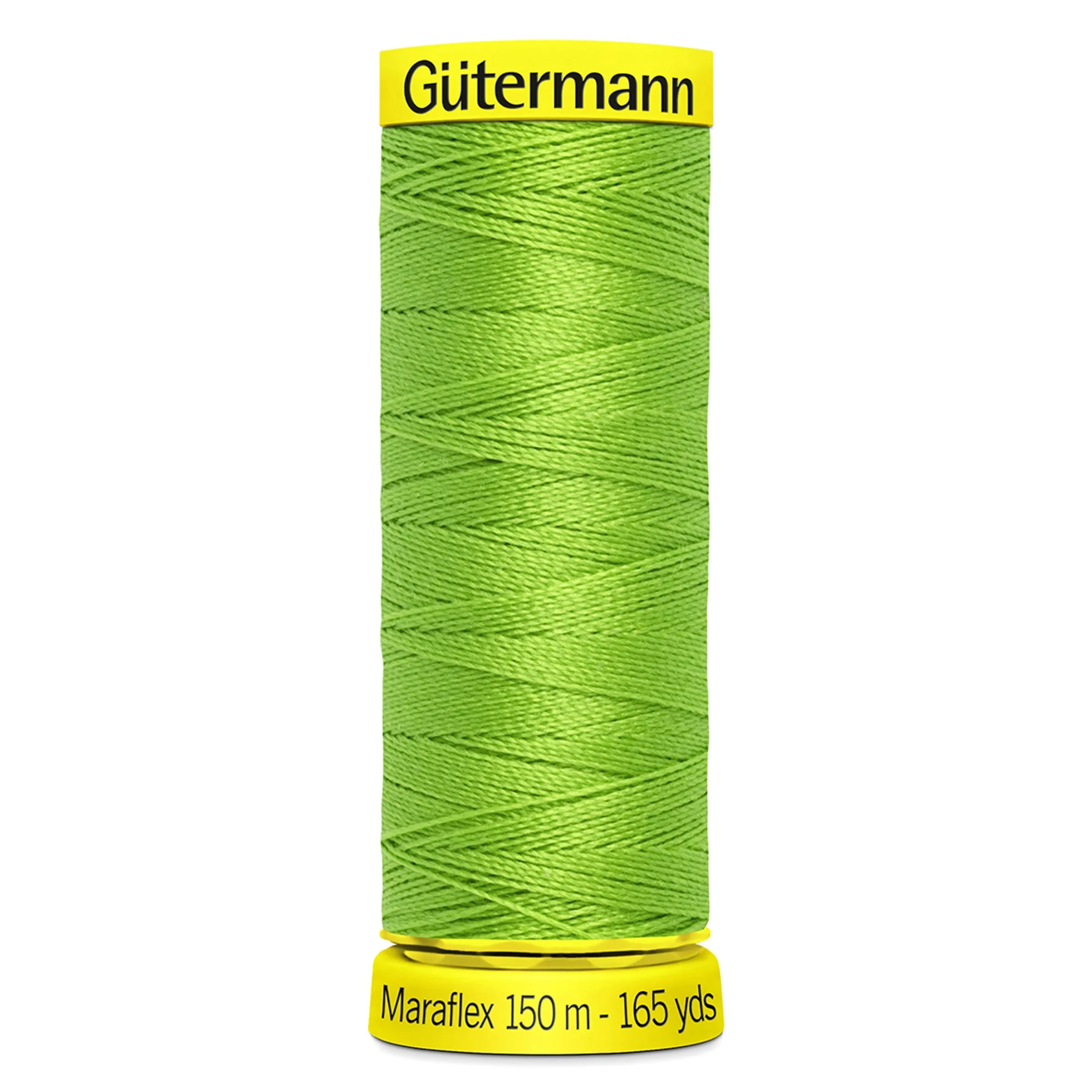 Gutermann Maraflex Stretchy Sewing Thread 150m colour 336 Chartreuse Green