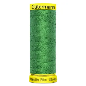 Gutermann Maraflex Stretchy Sewing Thread 150m colour 396 Emerald