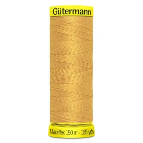 Gutermann Maraflex Stretchy Sewing Thread 150m colour 416 Honey