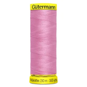 Gutermann Maraflex Stretchy Sewing Thread 150m colour 663 Rose Pink