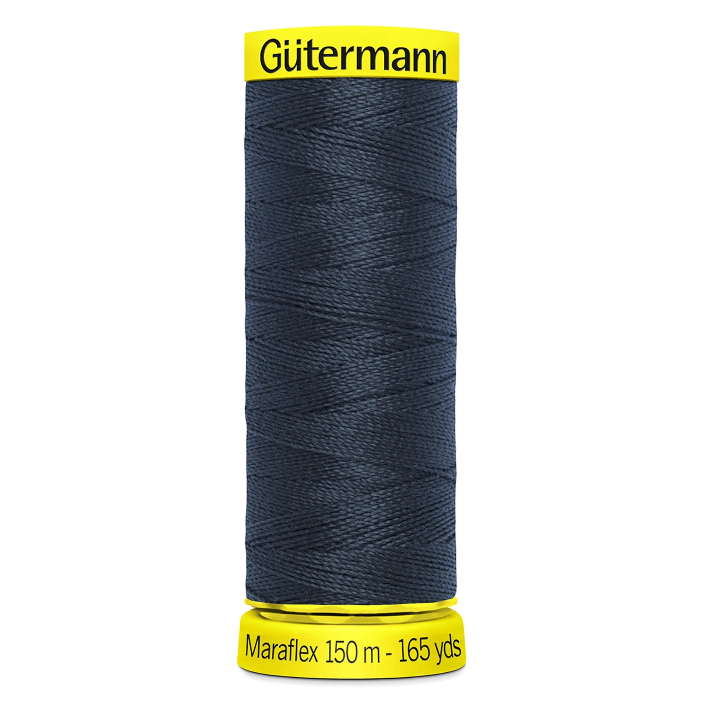 Gutermann Maraflex Stretchy Sewing Thread 150m colour 665 Dark Ink Blue