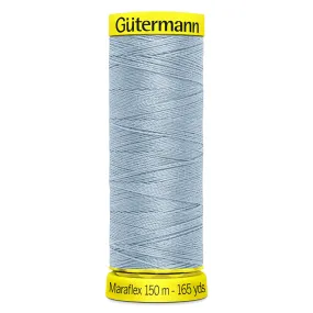 Gutermann Maraflex Stretchy Sewing Thread 150m colour 75 Powder Blue