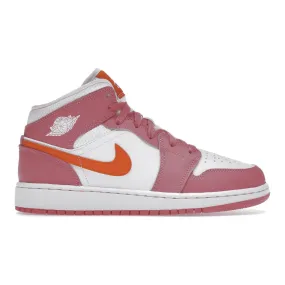 Jordan 1 Mid 'Pinksicle Safety Orange' GS