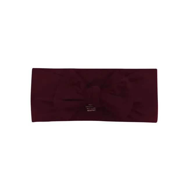 Kyte Baby Bow in Burgundy