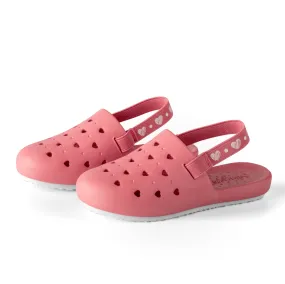 MAUVE HEARTS JUVENILE SLINGERS  <span style="font-size: 12px; font-weight: normal;"><br> Kids water shoe <br> *Runs true to size compared to EU sizing</span>