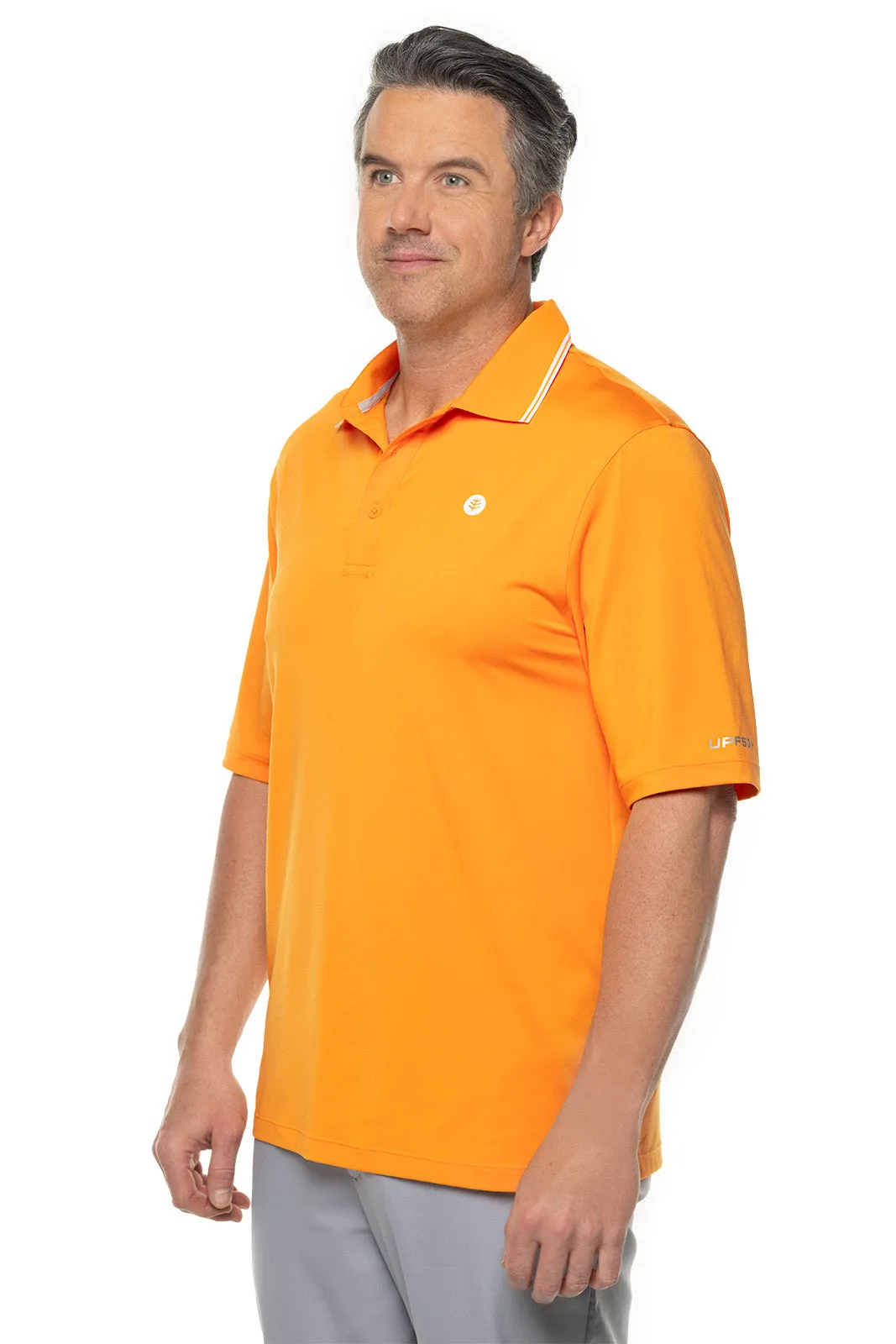 Men's Erodym Short Sleeve Golf Polo | Apricot Crush