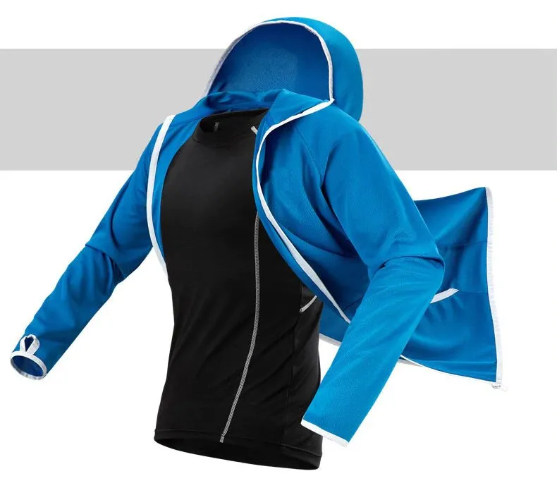 Men's Summer Casual Waterproof Breathable Hoodie