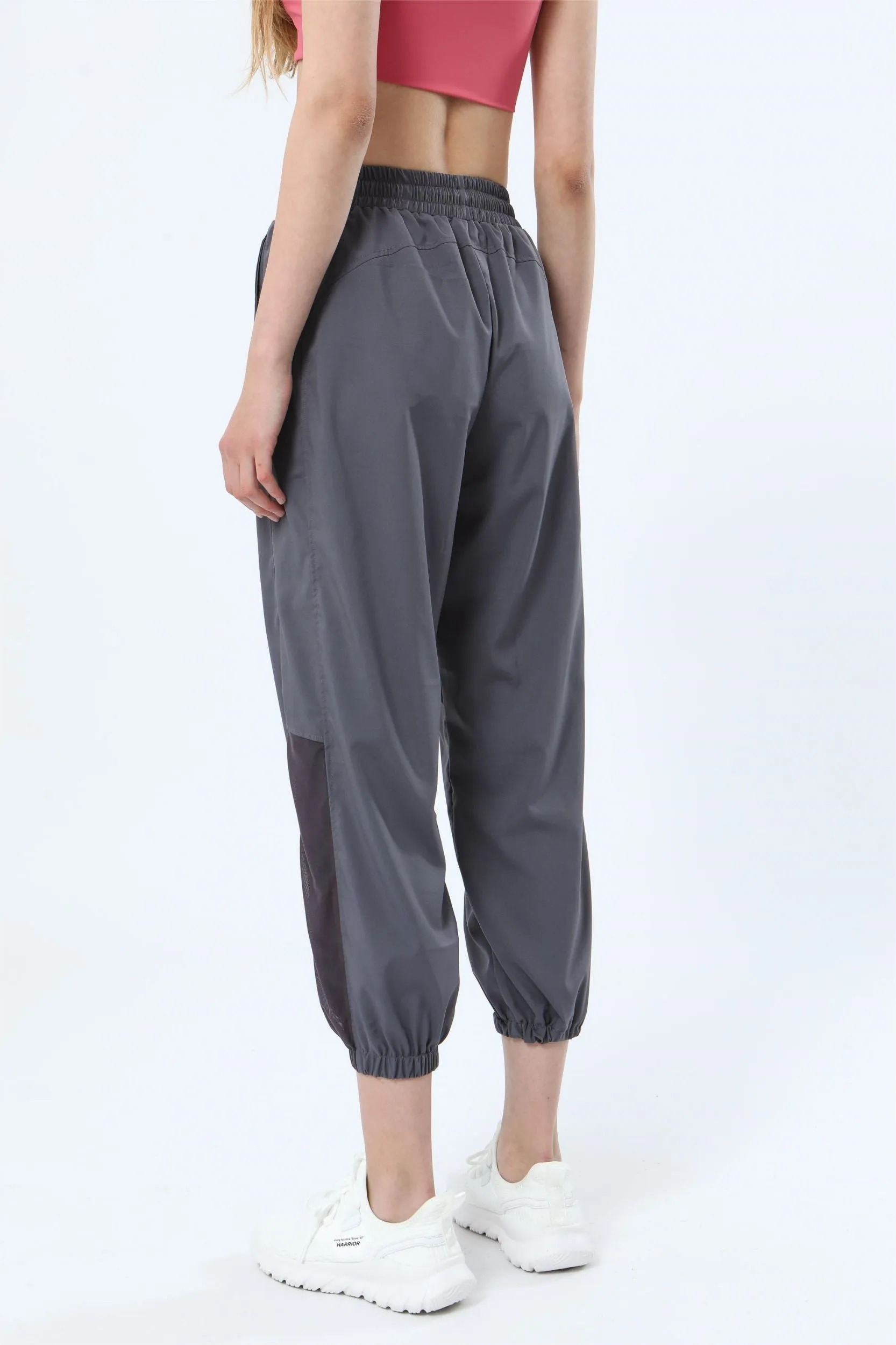 Mesh Panel Jogger Pants