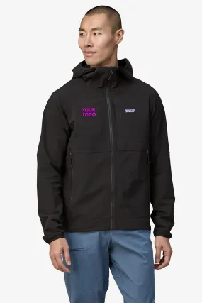 Patagonia Mens R1 TechFace Custom Hoodies, Black