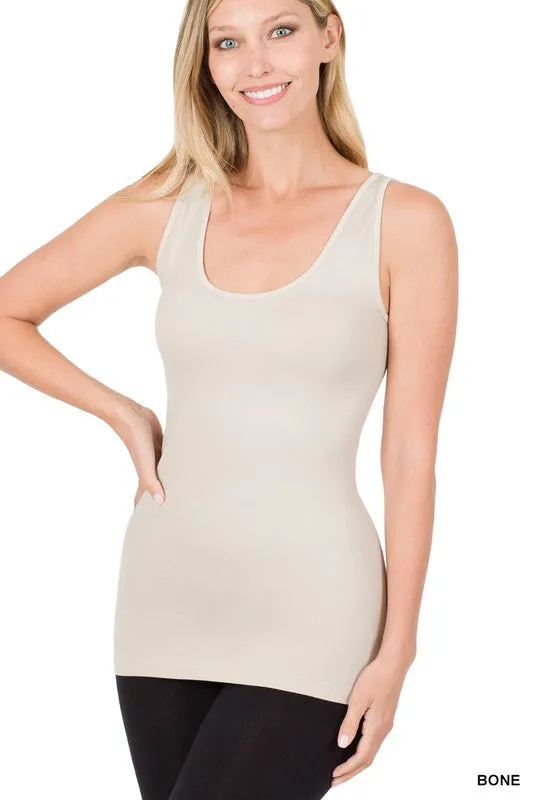 Scoop Neck Seamless Tank Top