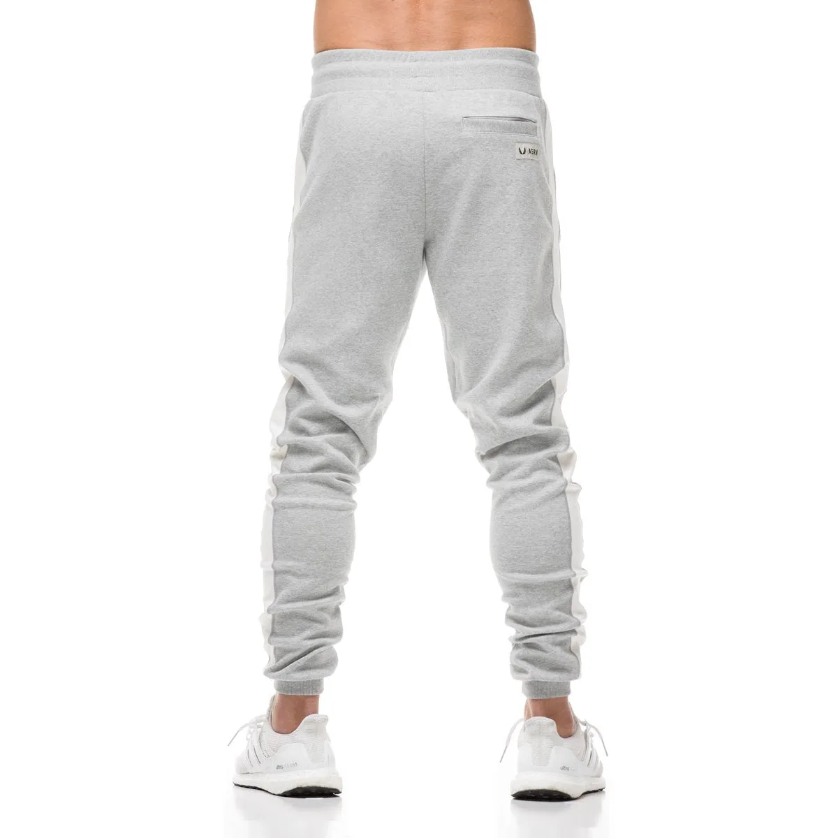 SilverPlus® Mesh Panel Cuffed Jogger - Athletic Grey