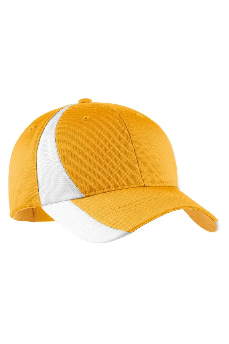 Sport-Tek STC11: Dry Zone Nylon Colorblock Cap