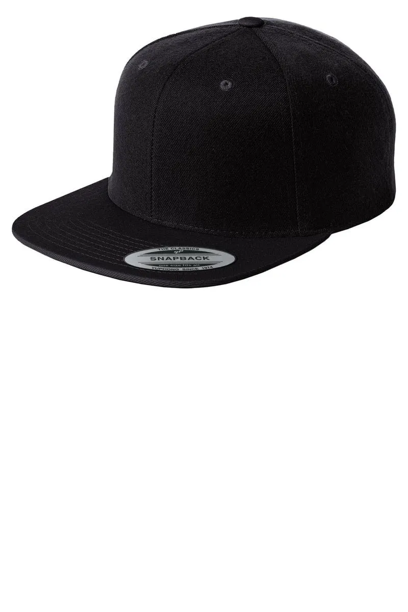 Sport-Tek STC19: Yupoong Flat Bill Snapback Cap