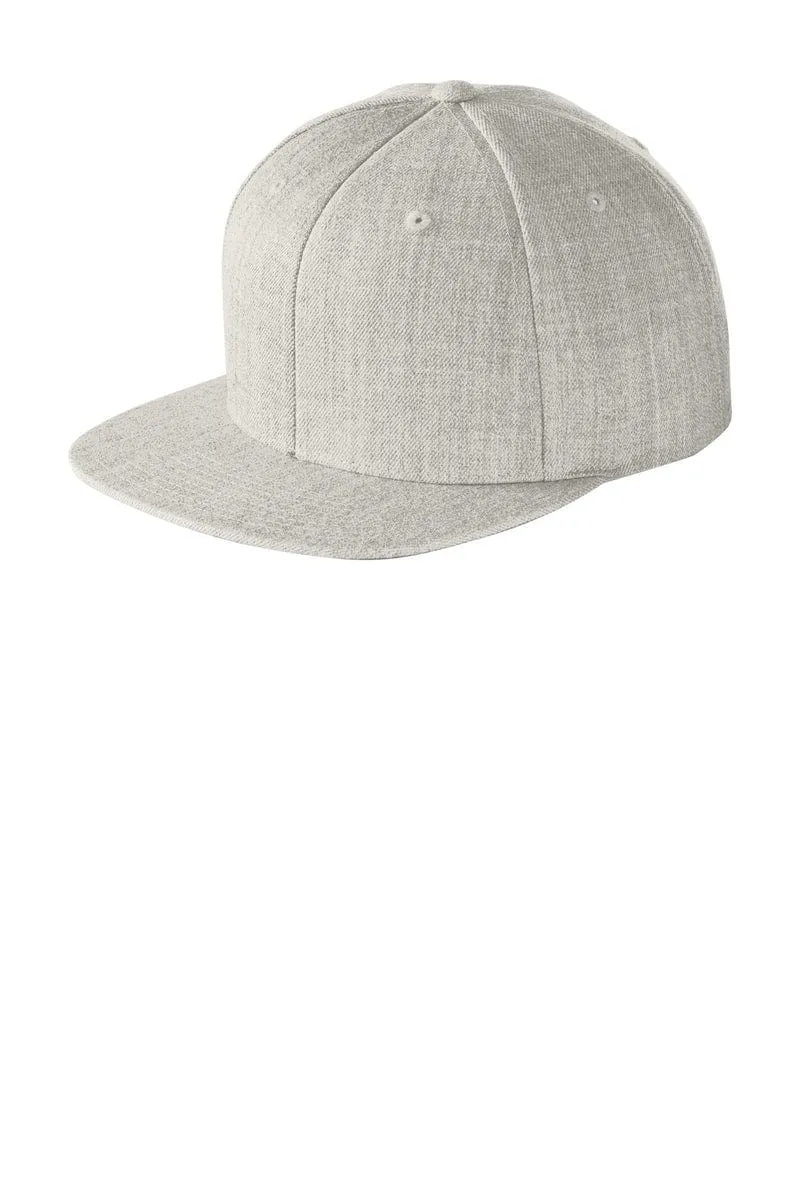 Sport-Tek STC19: Yupoong Flat Bill Snapback Cap