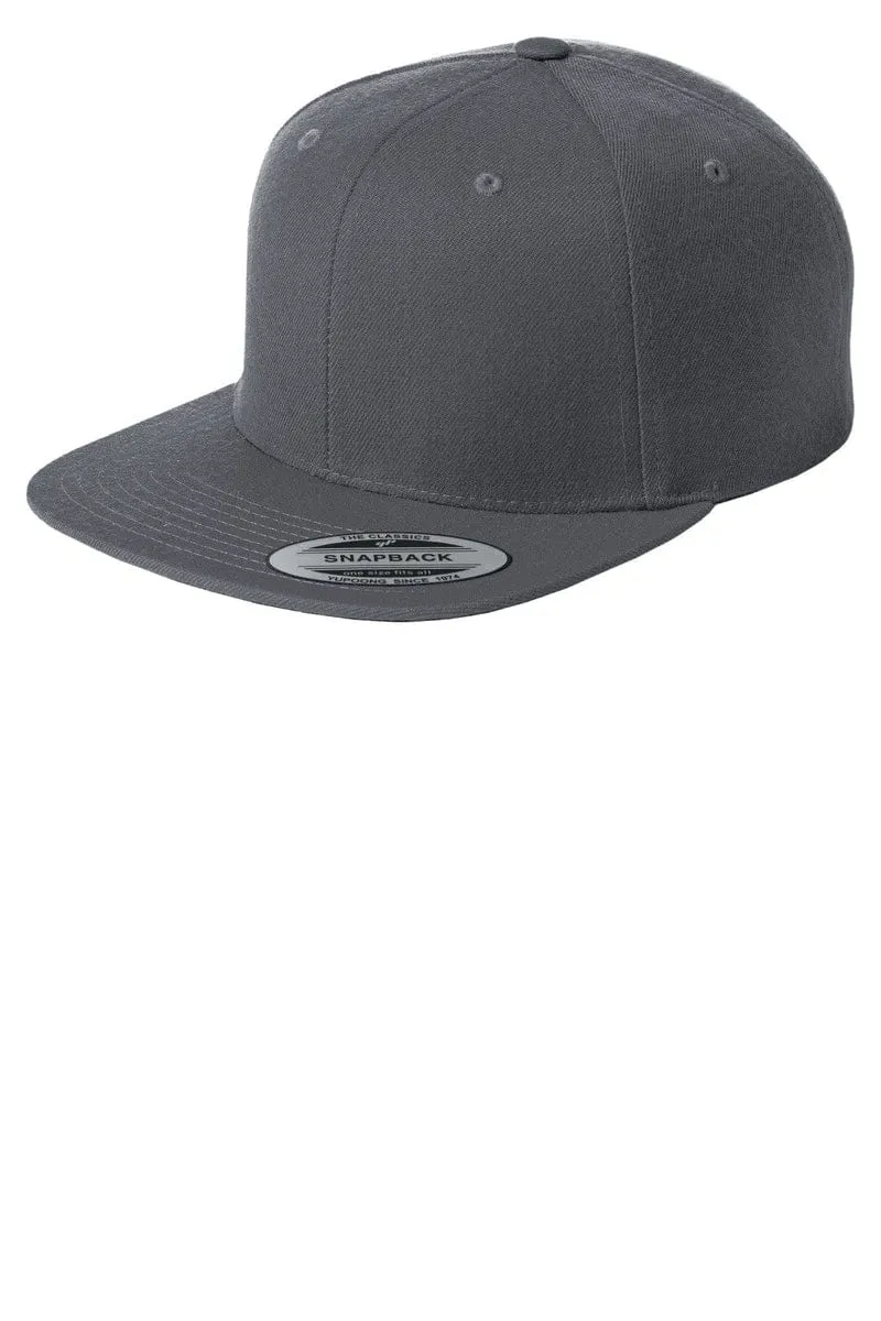 Sport-Tek STC19: Yupoong Flat Bill Snapback Cap