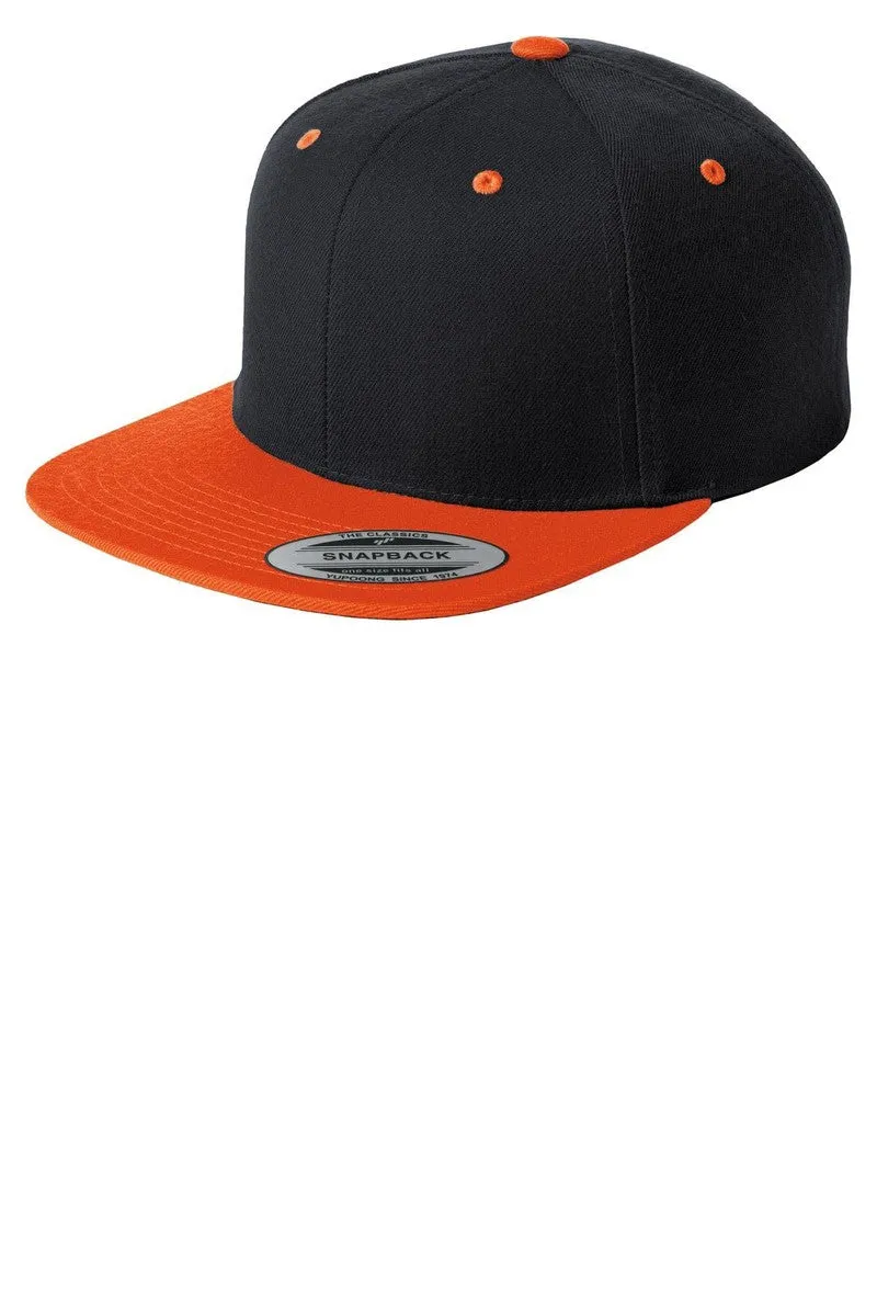 Sport-Tek STC19: Yupoong Flat Bill Snapback Cap