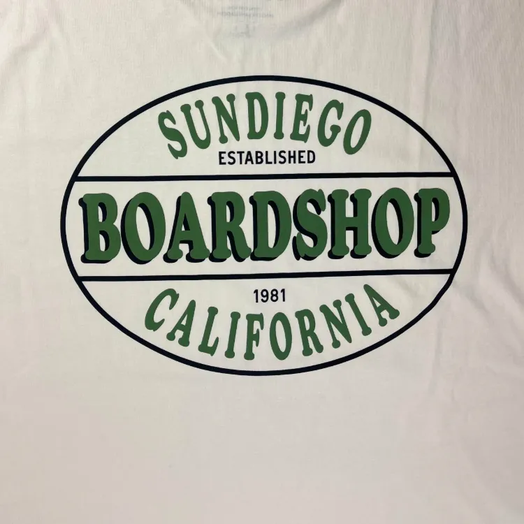 SunDiego SDBSCA T-Shirt - Vintage White