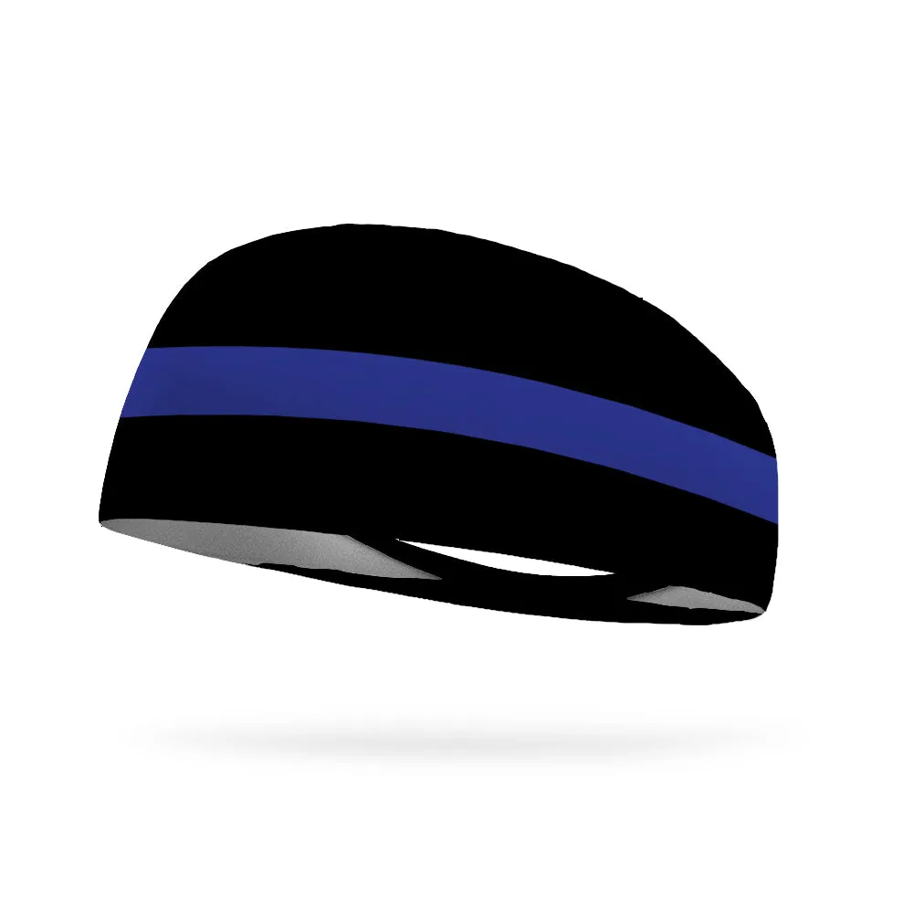 Thin Blue Line Wicking Headband