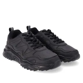 Toughees Thato Laceup Takkie - Black