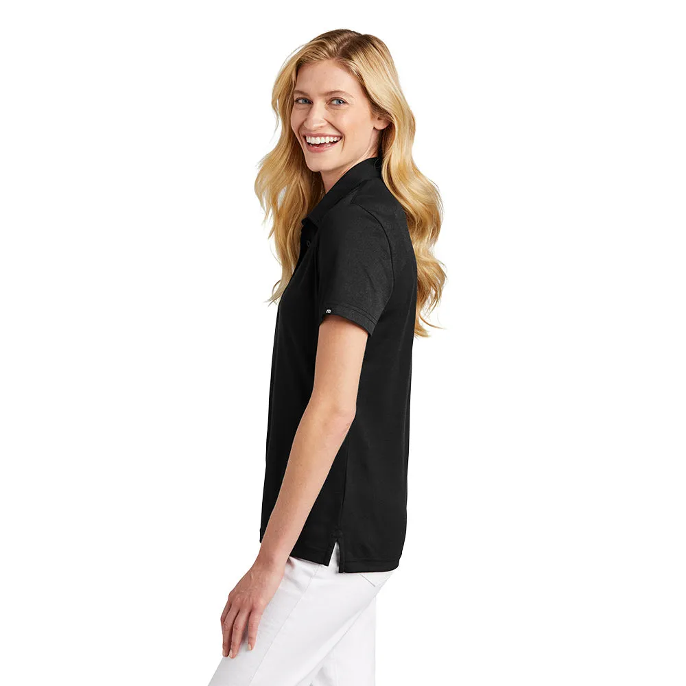 TravisMathew Ladies Oceanside Solid Polo - Black