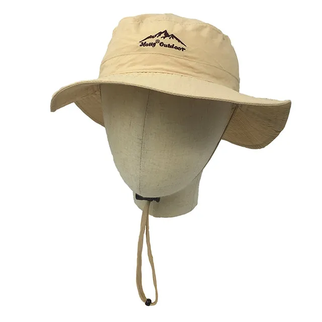 Unisex Quick-Dry Bucket Hat For Hiking, Camping, Fishing