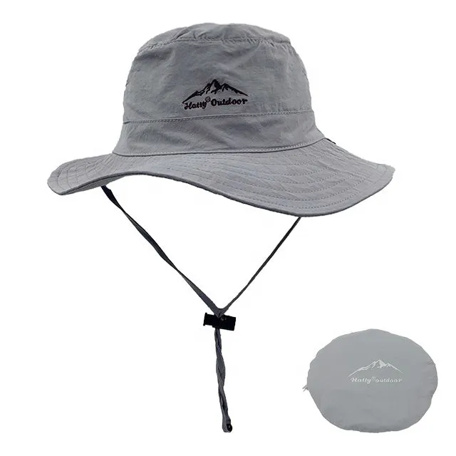 Unisex Quick-Dry Bucket Hat For Hiking, Camping, Fishing